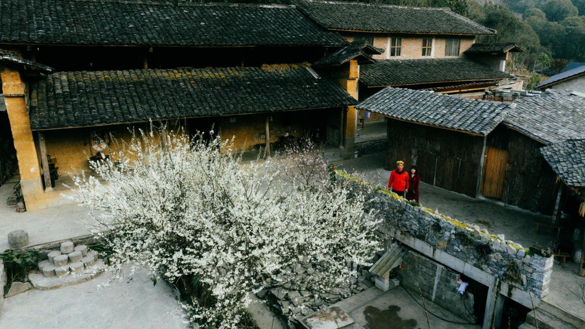Nha Co Lao Xa Homestay Hmong & Bungalow Air Conditioner 동반 외부 사진