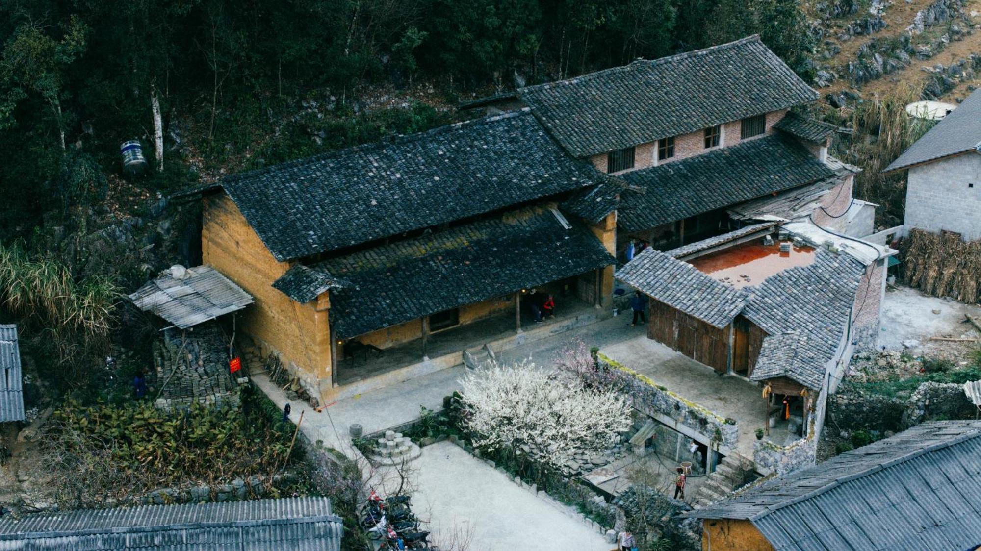 Nha Co Lao Xa Homestay Hmong & Bungalow Air Conditioner 동반 외부 사진