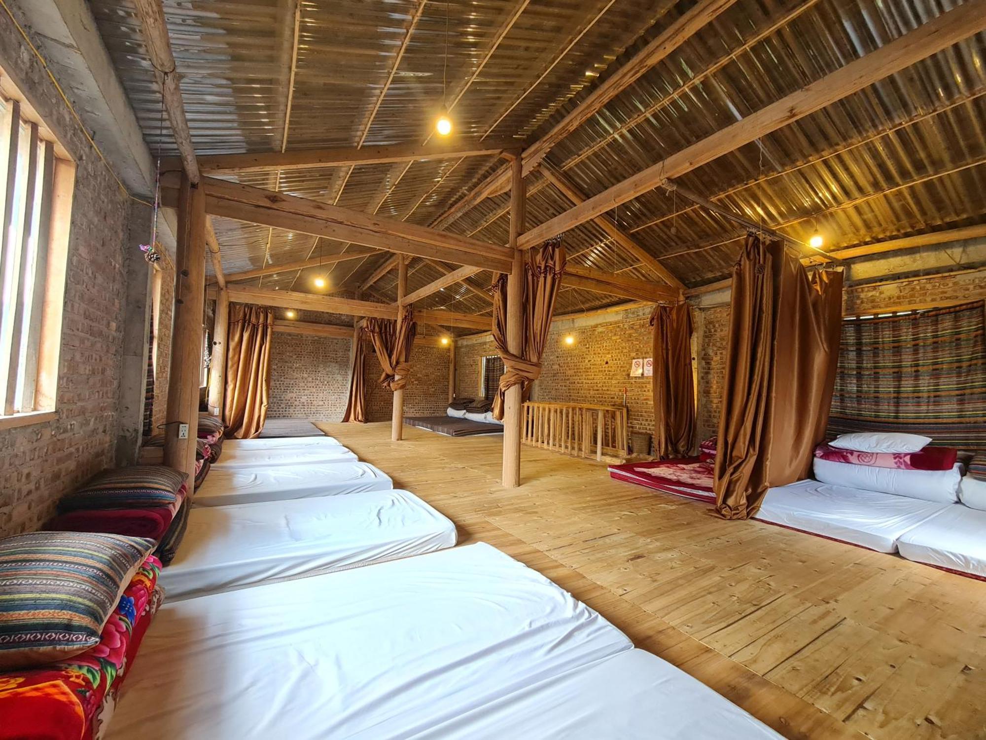 Nha Co Lao Xa Homestay Hmong & Bungalow Air Conditioner 동반 외부 사진