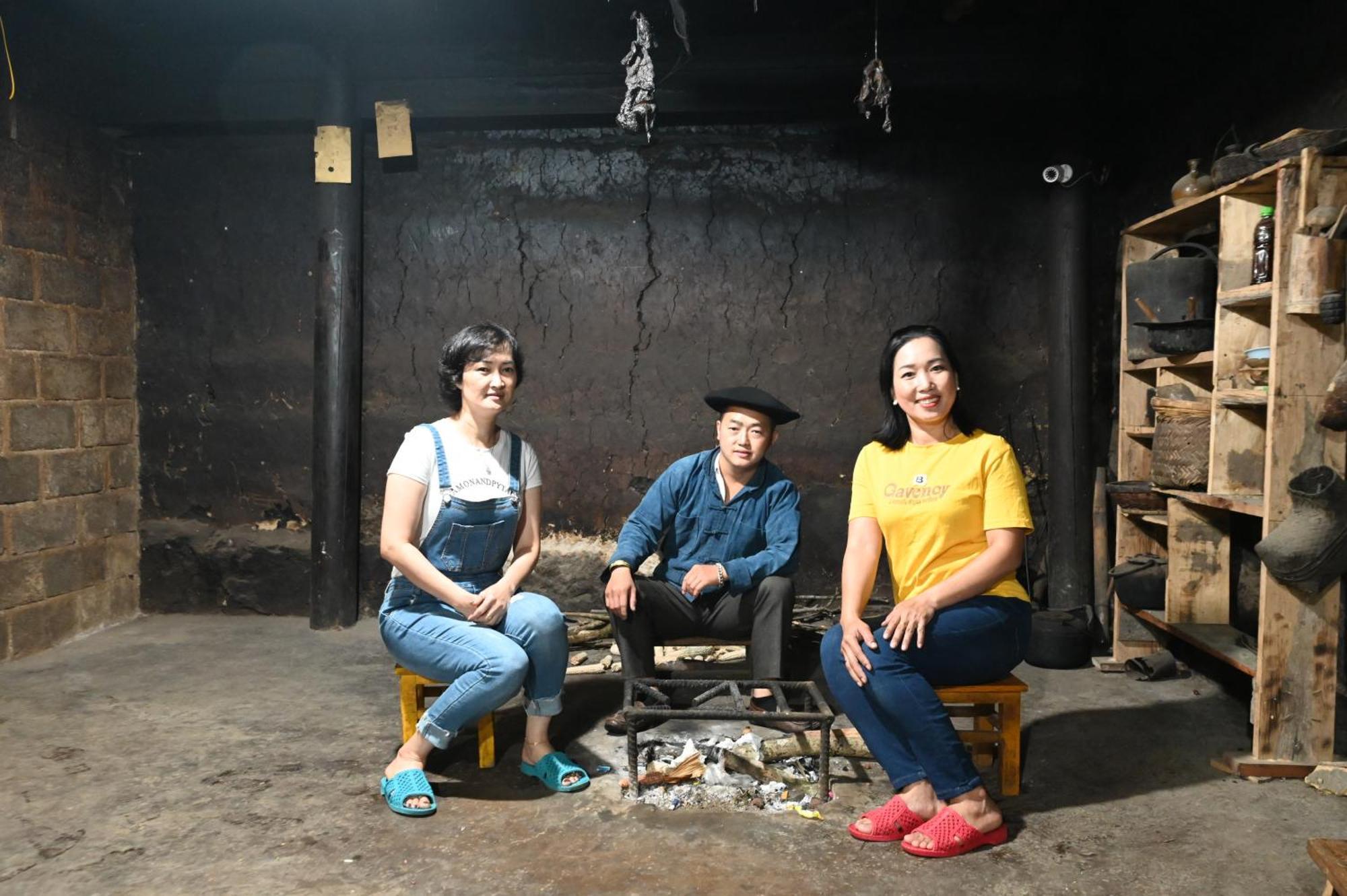 Nha Co Lao Xa Homestay Hmong & Bungalow Air Conditioner 동반 외부 사진