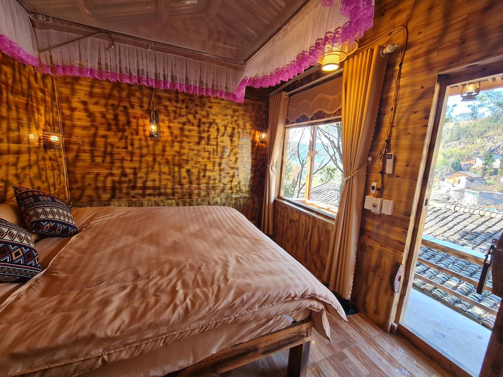 Nha Co Lao Xa Homestay Hmong & Bungalow Air Conditioner 동반 외부 사진