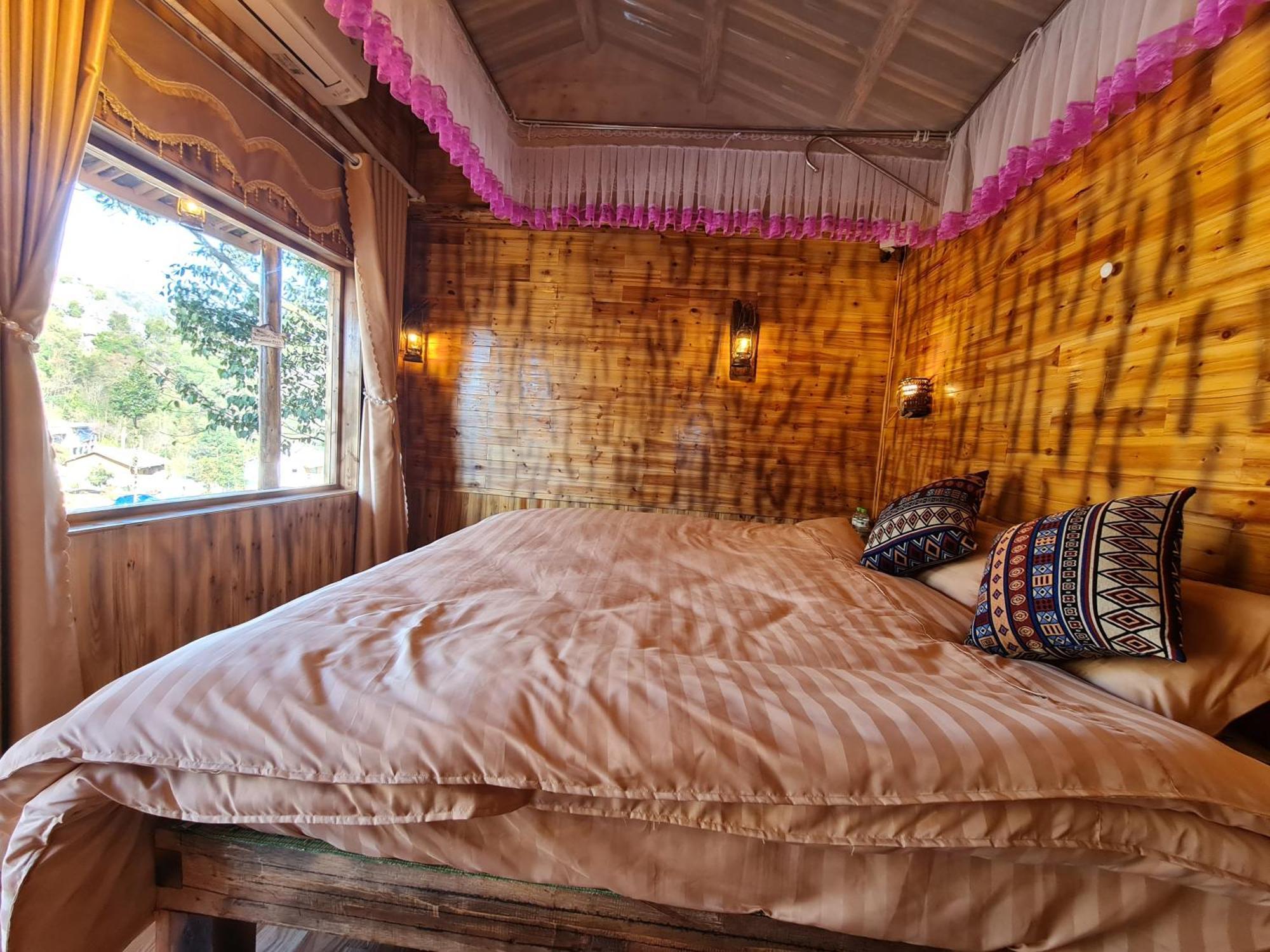 Nha Co Lao Xa Homestay Hmong & Bungalow Air Conditioner 동반 외부 사진