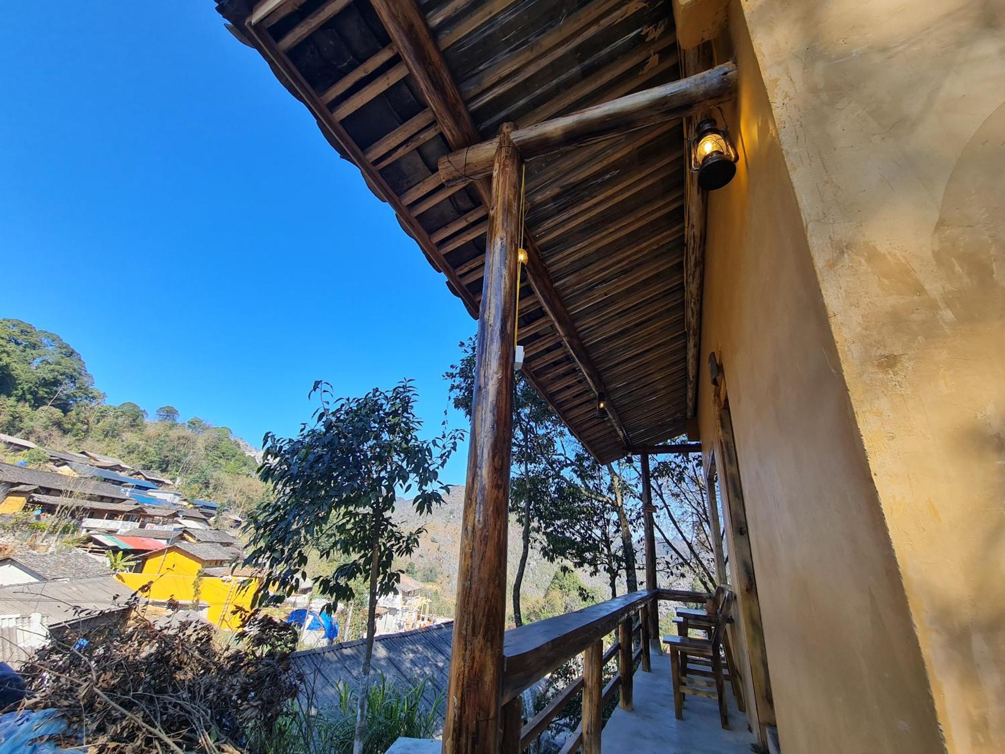 Nha Co Lao Xa Homestay Hmong & Bungalow Air Conditioner 동반 외부 사진