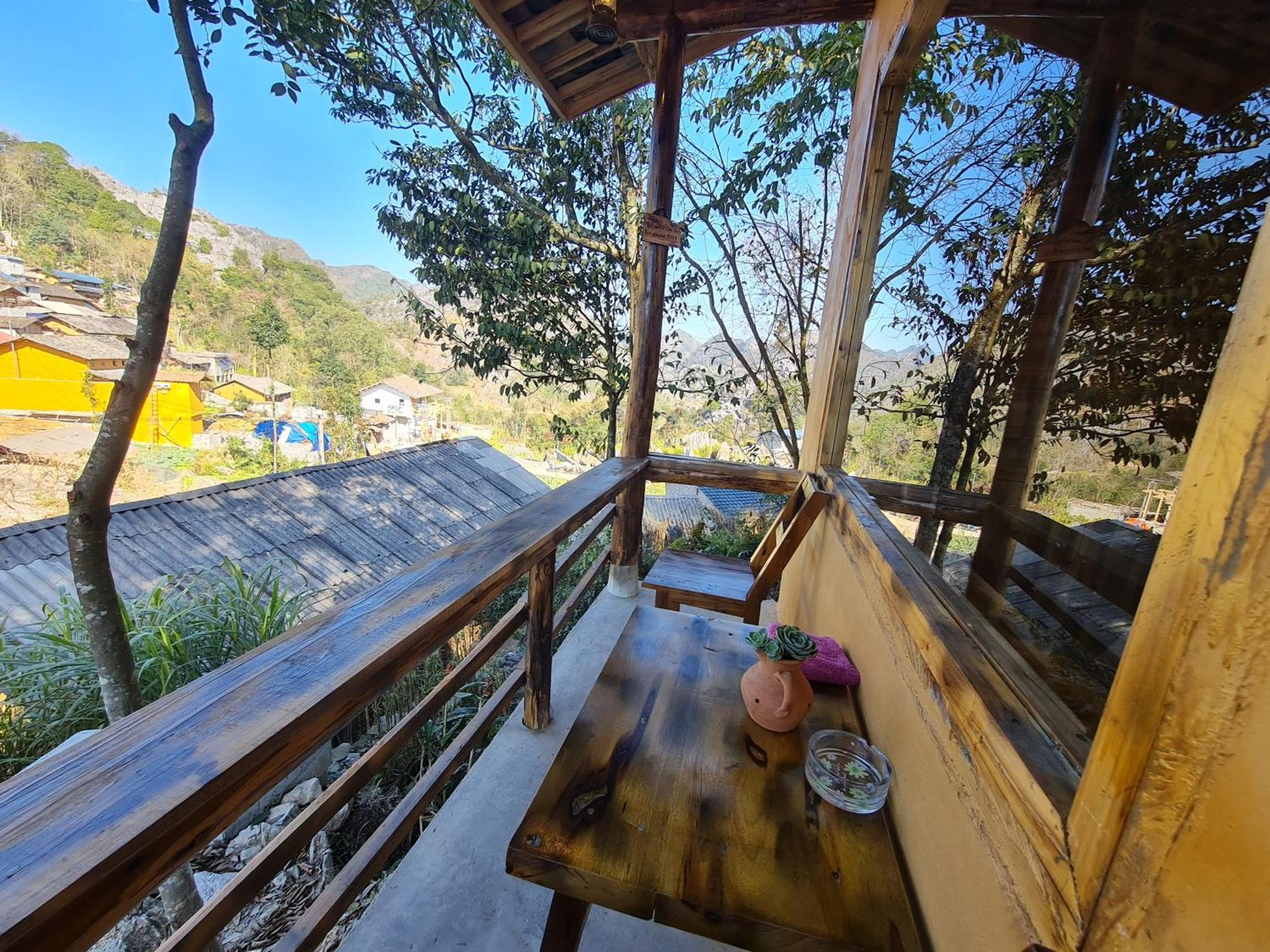 Nha Co Lao Xa Homestay Hmong & Bungalow Air Conditioner 동반 외부 사진